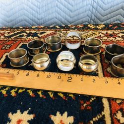 10 Assorted Napkin Rings  