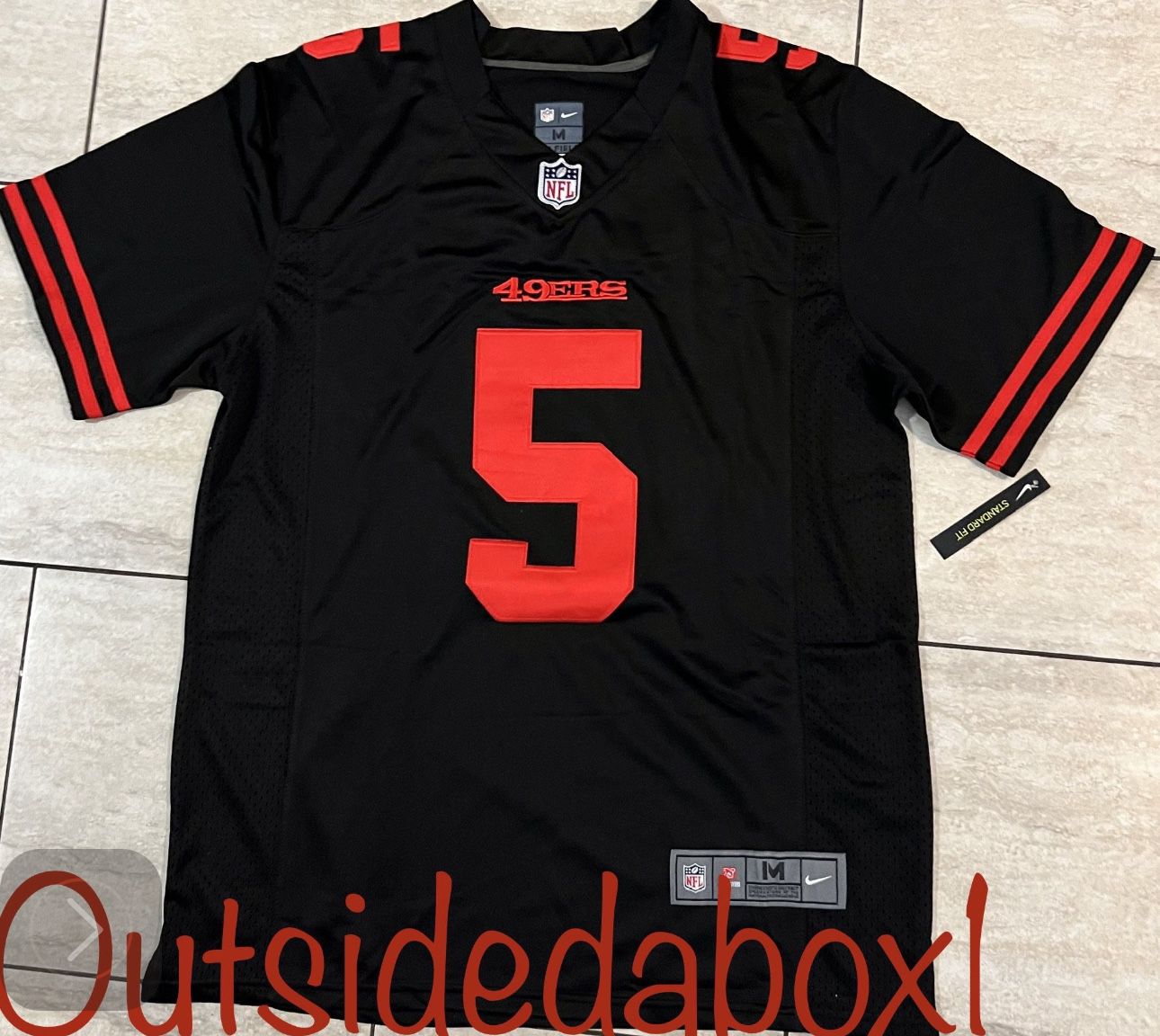 Trey Lance San Francisco 49ers Black Jersey Men's Sizes Available Fast  Shipping New!! for Sale in San Jose, CA - OfferUp