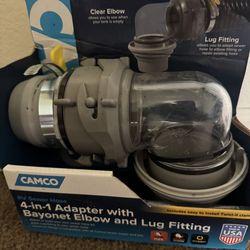 4-in-1 Adapter with Bayonet Elbow and Tab Connector