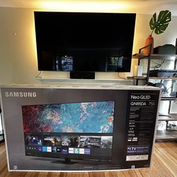 Full Home theater System - Samsung Neo QLED QN85DA 75” 4k TV