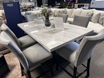 Genuine marble dining table set! 🚨📦 Easy Financing!