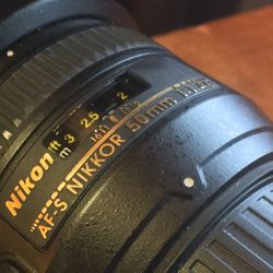 Nikon AF-S 50mm Lens 