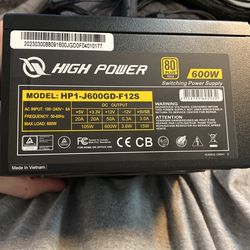 600w Power Supply 