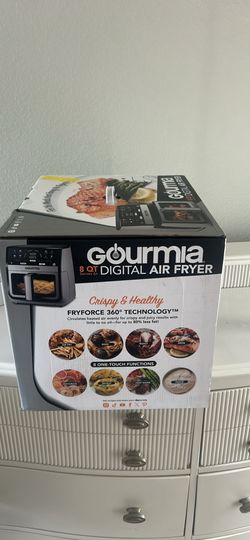 Gourmia Digital Window 8 qt Air Fryer, Black - Digital Display