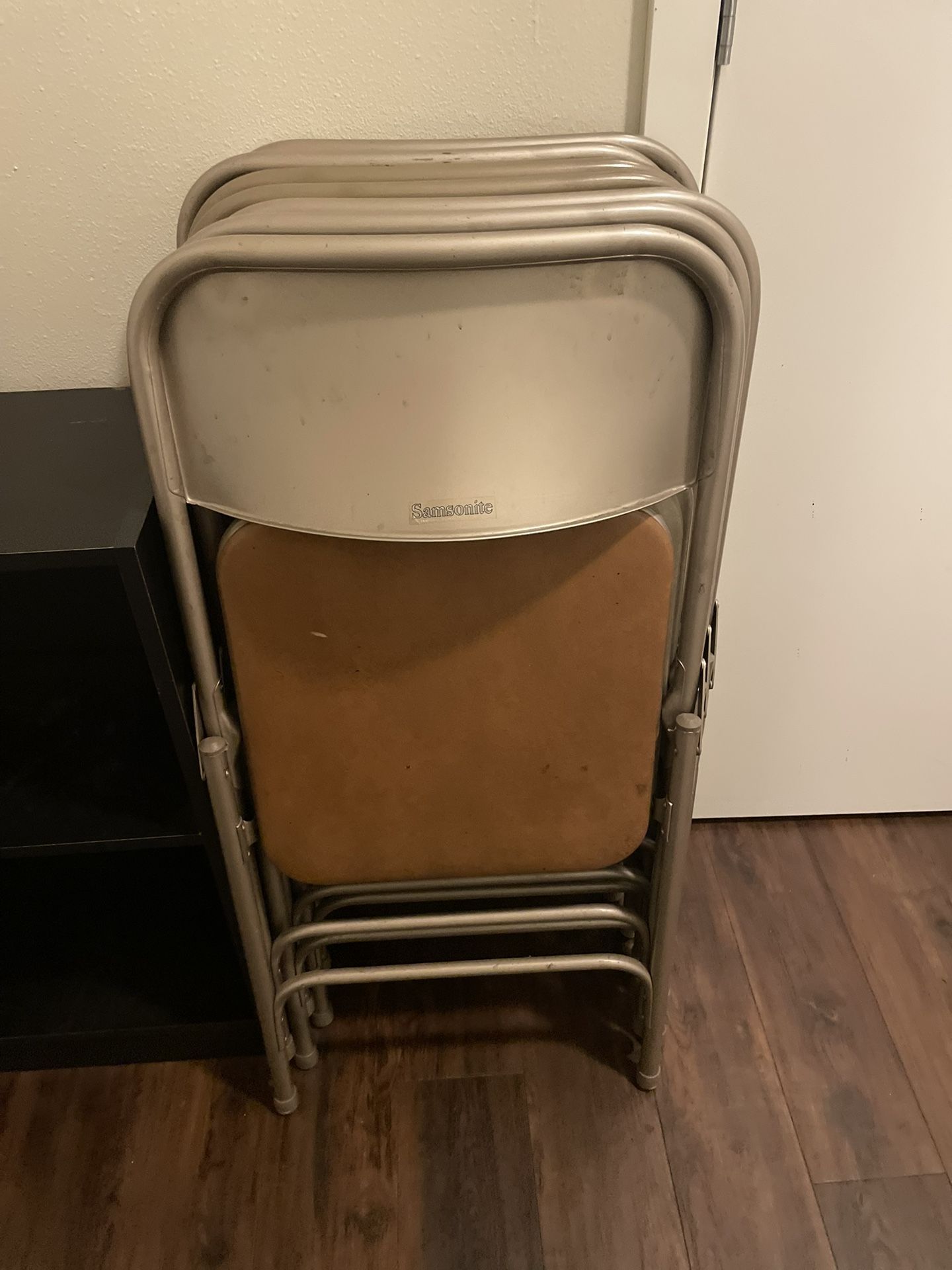 Samsonite Padded Metal Vintage Folding Chairs, Qty 7