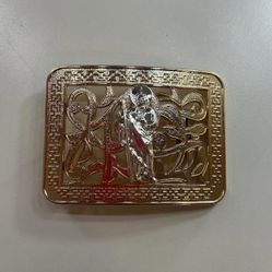 San Judas - Western Cowboy Belt Buckle