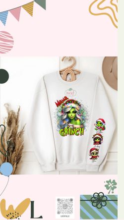 Personalized Christmas Sweatshirt/ Christmas Gifts