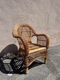 Vintage wicker chair