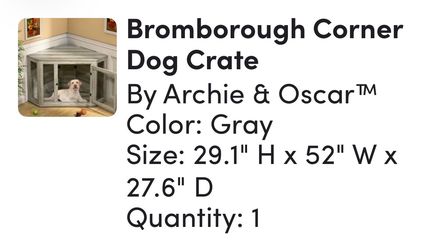 Corner dog crate Corner dog crate