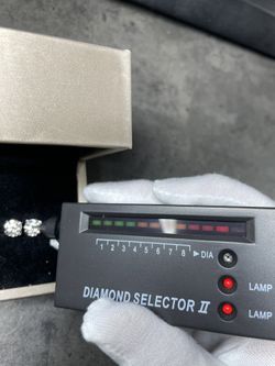 1 Carat Moissanite Stud Earrings