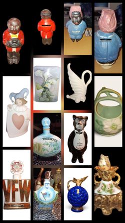 Vintage Collectible Figurines and Decanters Lot