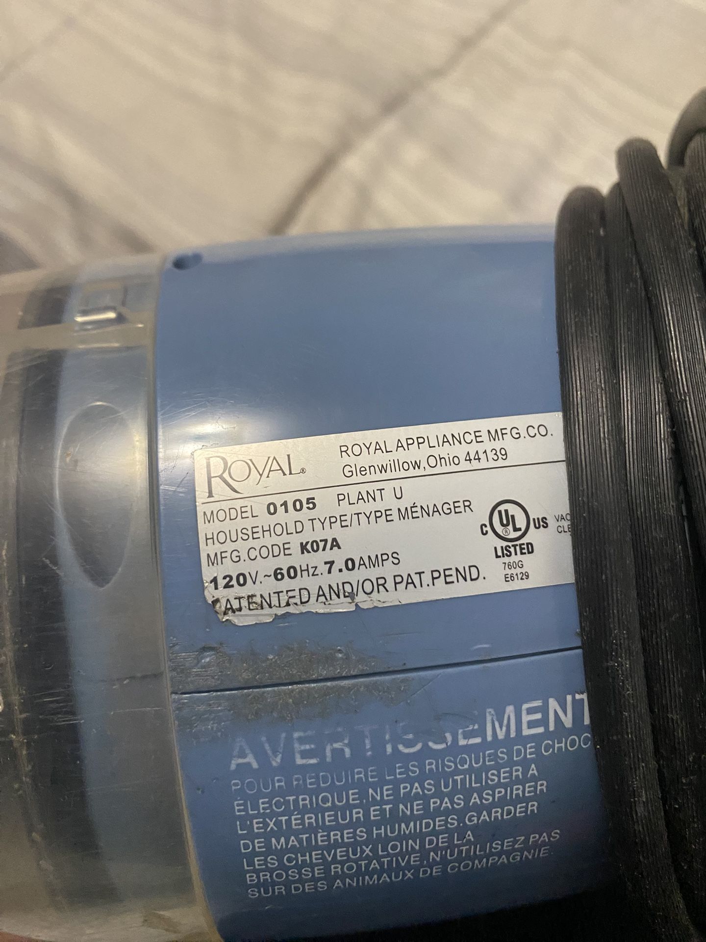 Dirt Devil Purpose For Pets Handheld Vacuum