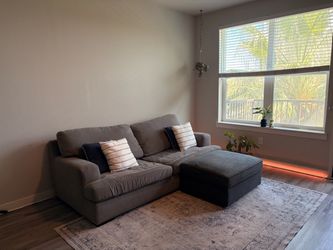 Couch, oversized, feather down, original retail $1600
