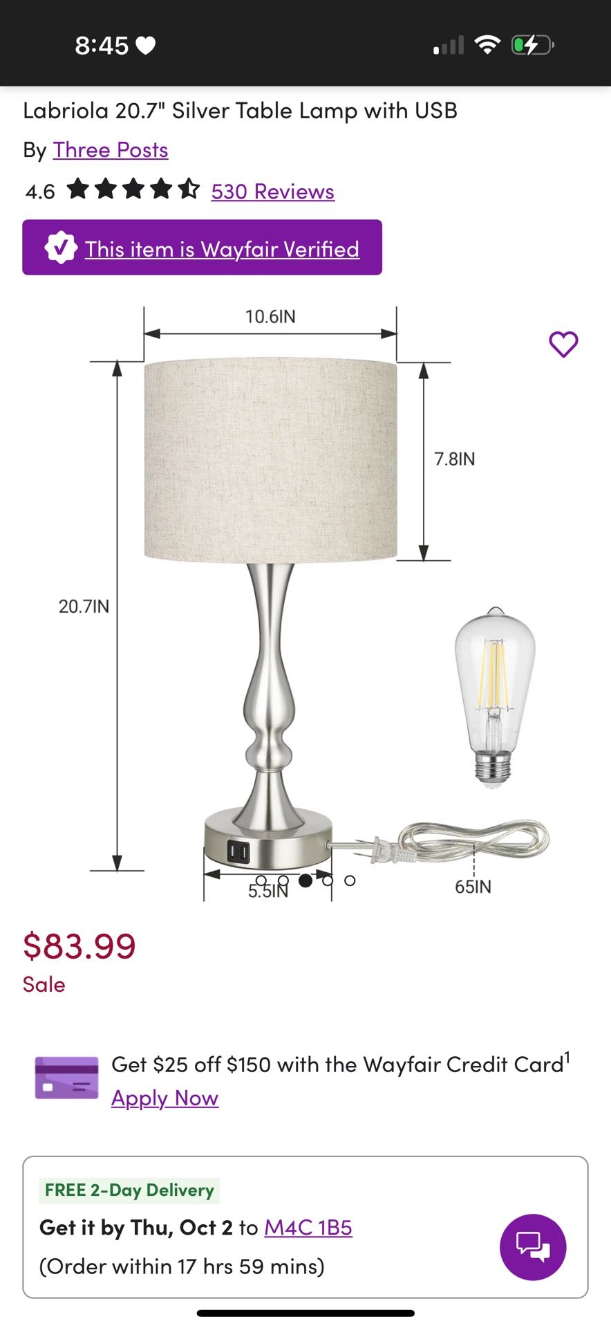 Touch Control Lamp (2)