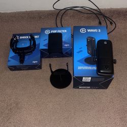 Elgato Wave 3, Pop Filter And Shock Mount