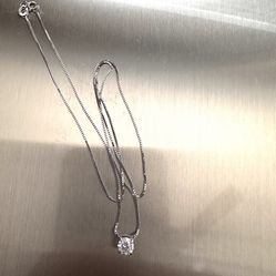 White Gold Women Necklace 