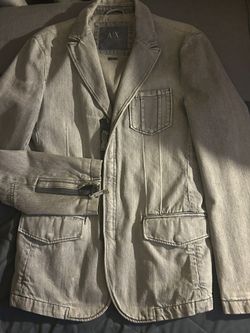 Armani Exchange - Vintage Grey Demin Jacket - Size S