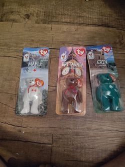 Beanie babies  90s bears   maple, Britannia,erin