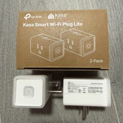 Kasa Smart Plug Smart Home Wi-Fi Outlet (Pack of 2) White