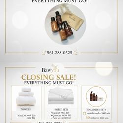 Closings Sale Towel Sets,  Sheets Set, Toiletries Sets