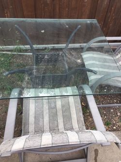 Glass table