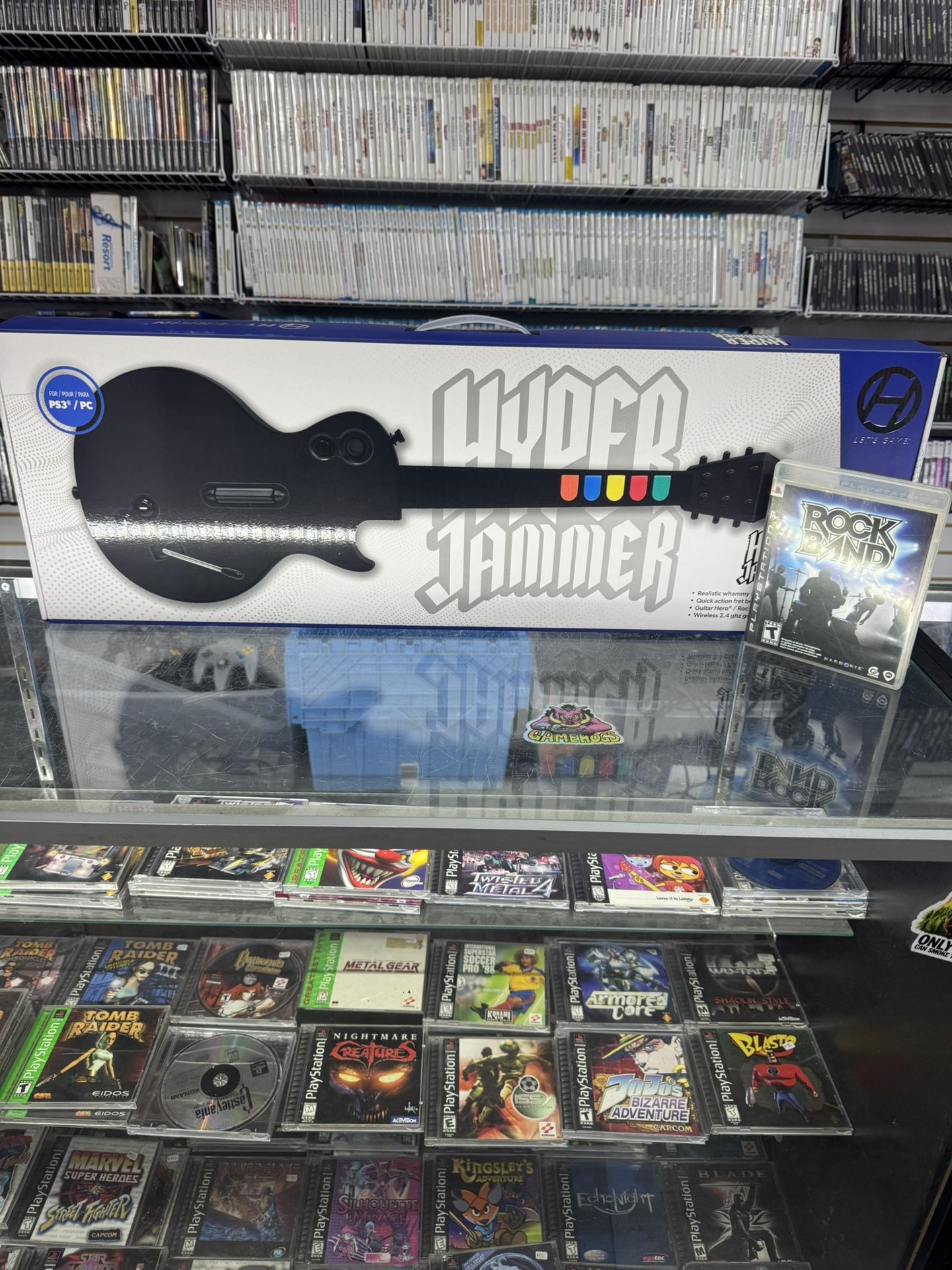 Hyperjammer With Rockband PS3 New Sealed Plays Guitar Hero & Rockband Games $100 Gamehogs 11am-7pm