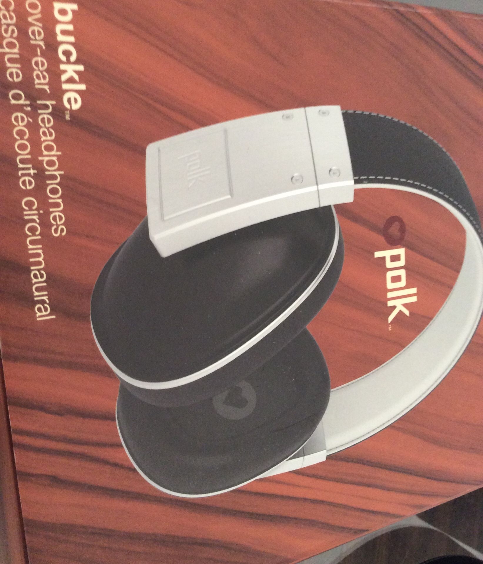 Polk audio buckle over-ear headphones