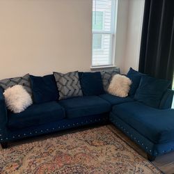 Blue Sectional Sofa