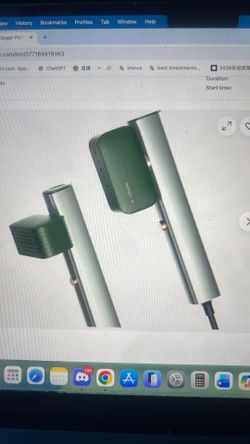 Portable handheld garment steamer, accessories included