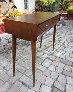 Mid Century Modern Console Table / Writing Desk