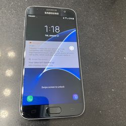 CRACKED AS IS BROKEN VERIZON Samsung Galaxy S7 32GB Black (UNLOCKED FOR ANY CARRIER)