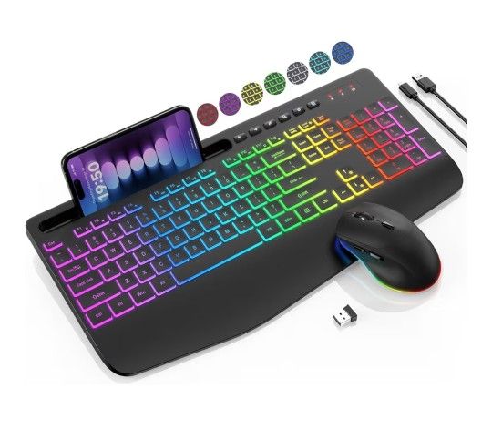 Sablute Wireless Keyboard and Mouse Combo