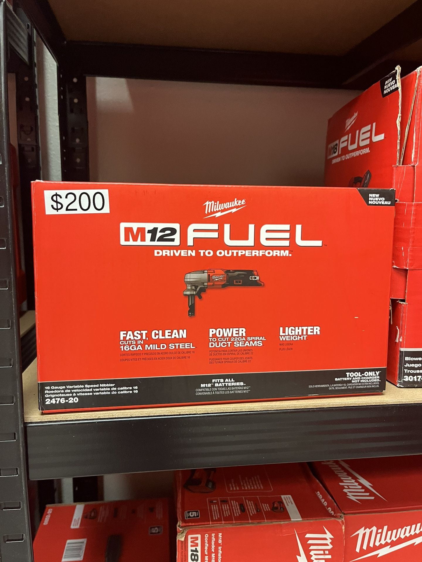 Milwaukee M12 Fuel 16 Gauge Variable Speed Nibbler