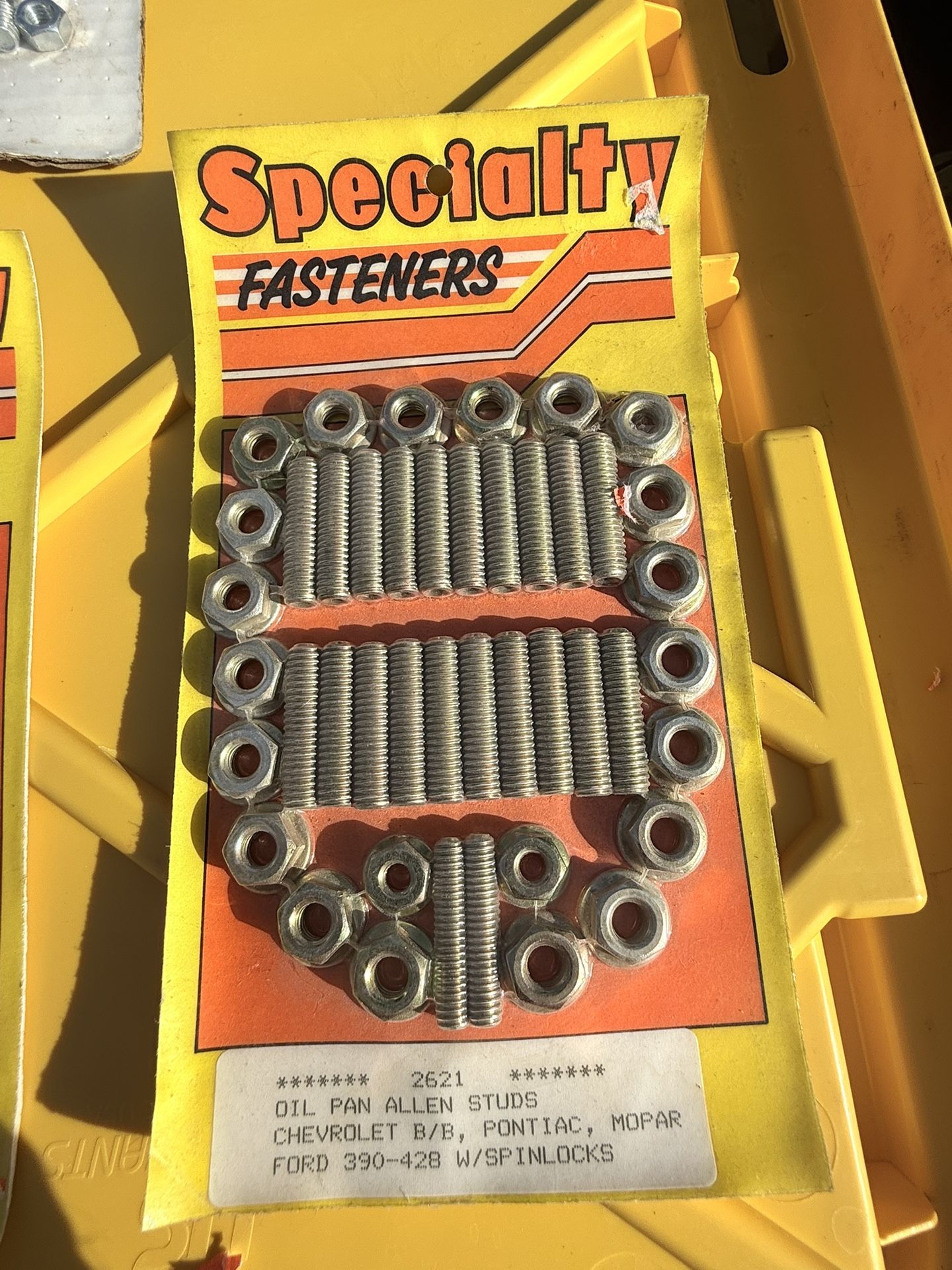 Engine Stud Kits New Valve Cover Oil Pan Carb Ford Chevy