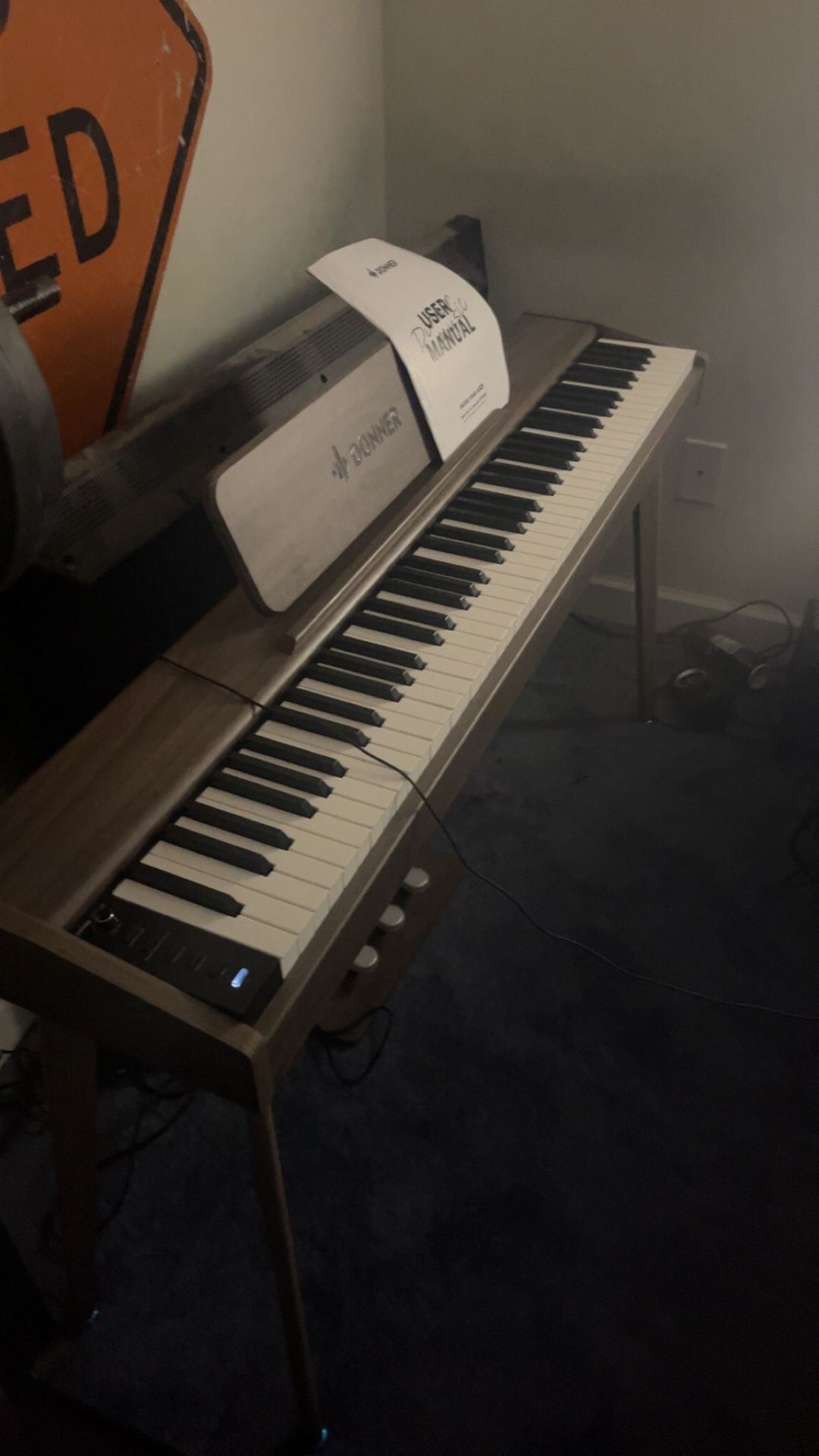 Donner DDP-60 88 Key Digital Piano Keyboard with Pedals