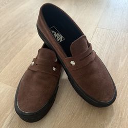 Brown Suede Vans Loafers (Men’s 8/Women’s 9.5)