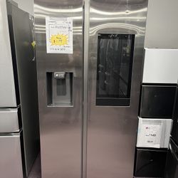 Refrigerator, 36” Side By Side Refrigerator Free Delivery With Warranty