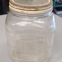 Vintage Coffee Glass Jar