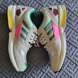 Adidas Original Zx8000 Mens Size 9 Grey White Green Screaming Pink 