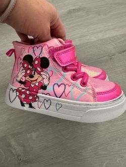 Minnie Mouse Girls High-Top Sneakers
