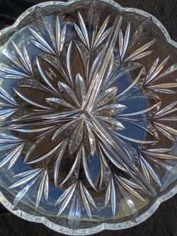 Vintage Marquis by Waterford Canterbury 3-Section Crystal Relish Dish
