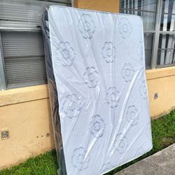 NEW QUEEN MATTRESS AND BOX SPRING -- Also Available In All Sizes.