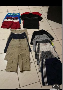 Boys clothes, Nerf gun, books,