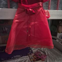 Beautiful Satin Red DRESS