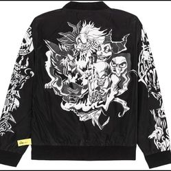 Disney Villains × Heidi Klum Cast Your Curse Bombe Jacket ,Black,Medium 