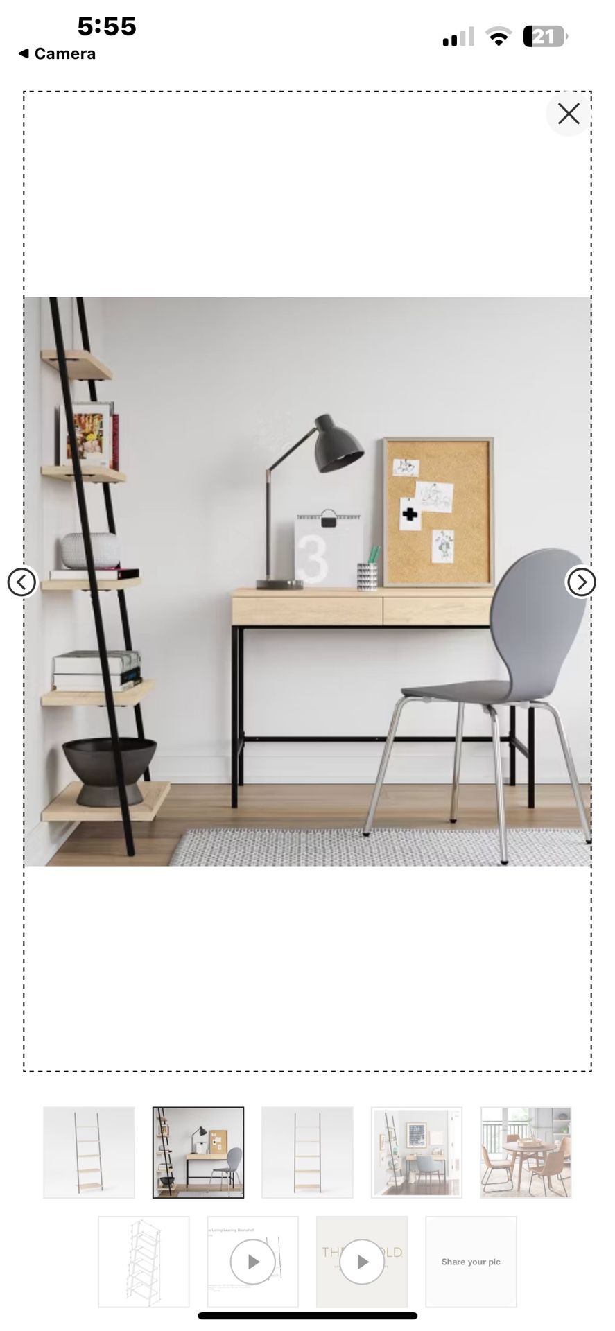 Target Threshold Loring Desk And Bookshelf Set