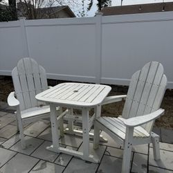 Outside table and chair set