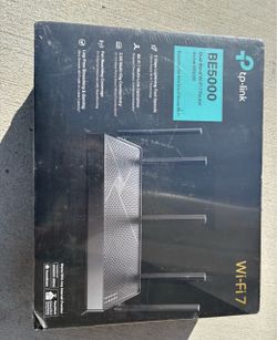 TP Link - Archer BE5000 Dual-Band Wi-Fi 7 Router