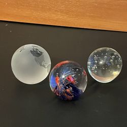Solid Glass Paper Weights