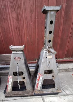 25 Ton heavy-duty Gray Pin-Adjustment Jack Stands